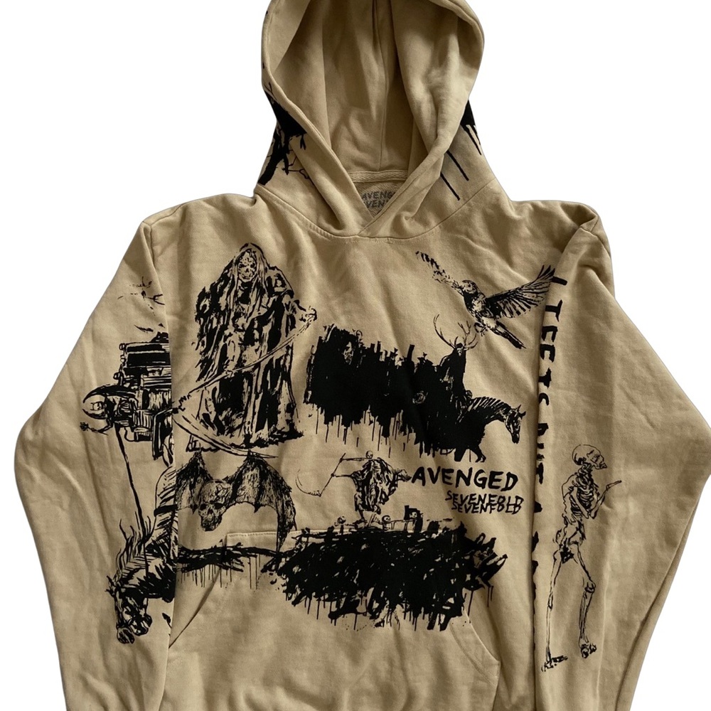 Avenged Sevenfold x Wes Lang Looking Inside Hoodie